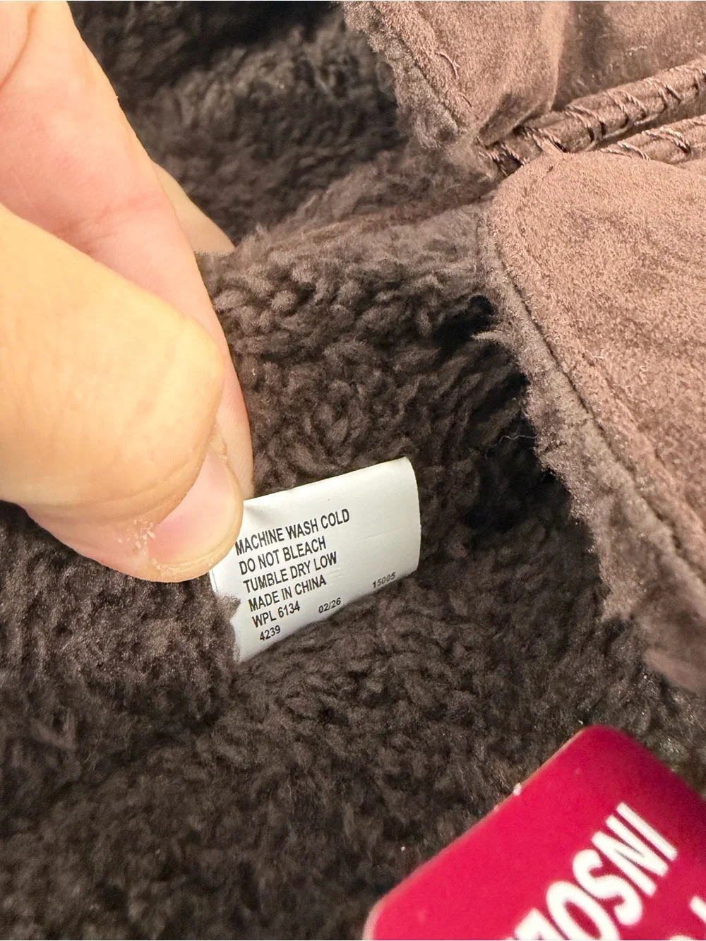 NWT Muk Luks Women’s Size 7-8 Size Brown Faux-Suede Slip-On Loafers